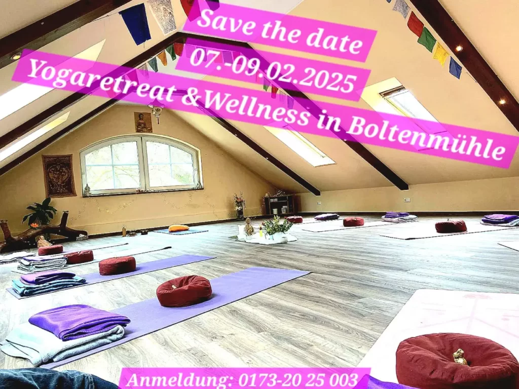 Freie Plätze beim MyYoga Dallgow Winter Retreat 2025 in Boltenmühle